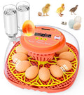 12 Egg Incubator for Hatching Eggs, Smart Temperature and Humidity Control, Automatic Egg Turning, Incubator for Hatching Chicken, Quail, Duck Eggs, 360° Clear View for Home, Classroom, Farm