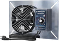 Abestorm 260CFM Crawl Space Ventilation Fan, IP-55 Rated Commercial Stainless Steel Vent Fan with Humidistat & Thermostat, 6.7 Inch Ventilator with Isolation Mesh for Crawlspace, Basement, Garage
