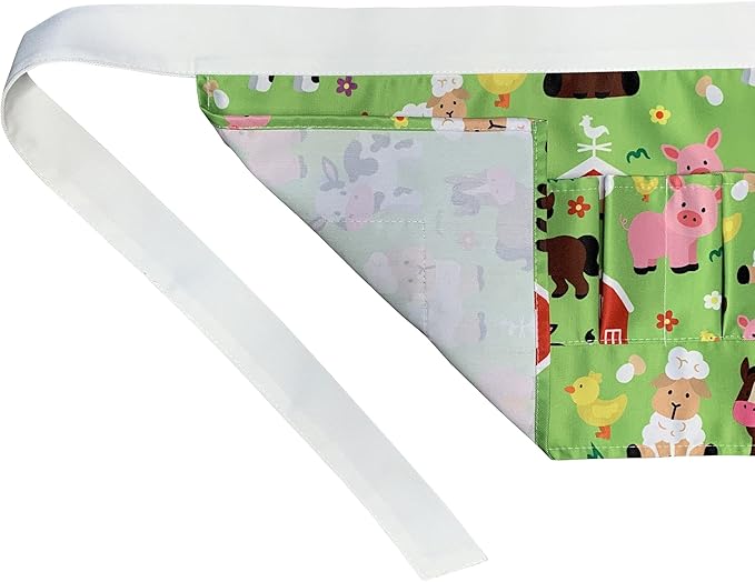 Plum Hill Chicken Egg Collecting Apron - Egg Gathering Aprons for Toddlers and Little Kids - Child Egg Apron for Fresh Eggs