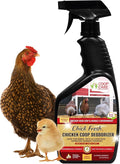 Chick Fresh - Odor Control Spray for Backyard Chickens. Eliminator of Chicken Coop & Brooders Odor & Ammonia! 24 oz Poultry Spray Bottle Poultry Supplies from