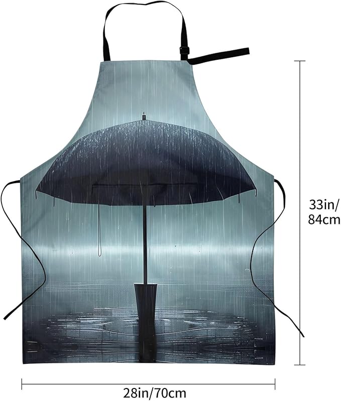 Multidimensional Space Heavy Duty Waterproof Apron with Pockets for AdultsResistant Grilling, Gardening, Painting
