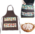 Egg Apron,Egg Collecting Apron,Hands Free Egg Collecting Gathering Holding Bib Apron with 12 Pockets for Chicken Hen Goose Duck Fresh Eggs for Fresh Eggs Women(children)