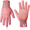 Glove Station Ultra Durable Series Cut Resistant Gloves - Cutting Gloves for Chefs, BBQ and Cooking - Level 7 Protection, Food Grade Safe Cut - Marble Red, Small