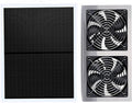 10W Solar Fan, Dual Metal Shell Exhaust Fan Kit for Chicken Coops, Greenhouses, Sheds, Pet Houses, and Windows, chicken coop accessories