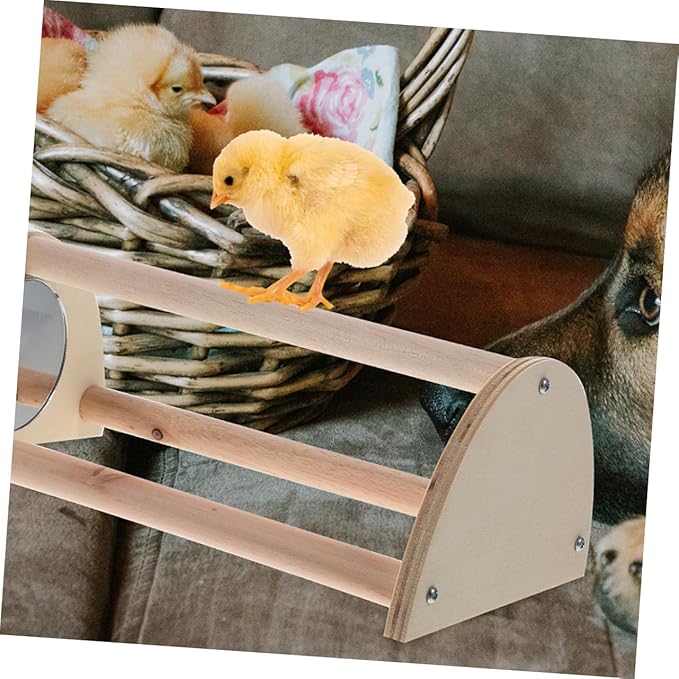 Balacoo Chick Perch Roosting Bars Wooden Chicken Coop Perch for Hens and Chicks Indoor Outdoor Use Promotes Activity and Healthy Growth Portable and Versatile Brooder Stand