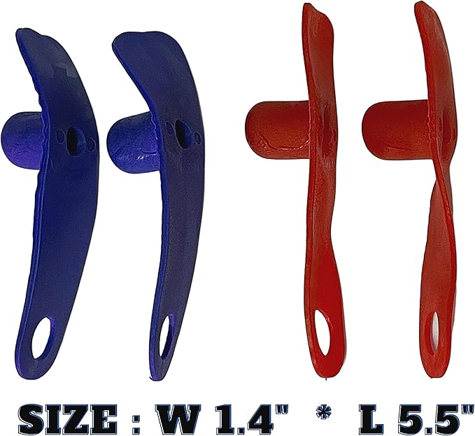 A.D.P. R1 Rooster Booster Protection Chicken Mitt Safety Poultry Bird Botas para GALLOS BREEDING Supplies 2 Pairs Color Blue & Red, Leg Protect & Care, Best Rubber