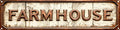Vintage Tin Farm House Sign Retro Metal Sign Suitable For HomeFarm Garden - Multi-Purpose For Indoor/Outdoor Use Plaque 4x16 Inch