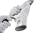 Glove Station Ultra Durable Series Cut Resistant Gloves - Cutting Gloves for Chefs, BBQ and Cooking - Level 5 Protection, Food Grade Safe Cut - Grey, Small Size