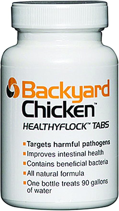 Backyard Chicken Healthyflock Tabs, 90 Tabs, Treats 90 Gallons of Water