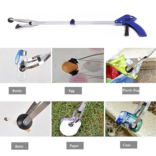 Reacher Grabber, Windspeed Aluminum Suction Cup Grip Grabber Pick Up Tool for Light Bulb Remover, iPad Pick Up, Litter Picker, Trash/Garbage, Garden Nabber, Long Extender
