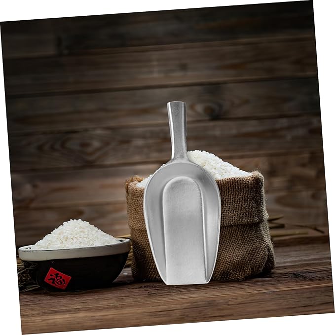 Food Scoops Metal Feeding Scoop for Grain Shovel Strong and Aluminum Design