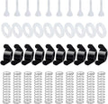 Automatic Water Cup Repair Kit - 10-Piece Set with Springs, Nuts, Plugs & Gaskets for Red/Blue Chicken Waterer Cups