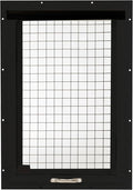 Chicken Coop Window 14" W x 21" H, Flush Mount Tilt Out Black for Chicken Coops, Sheds, and Playhouses 1 PK (WCC1421BLK-BX1)