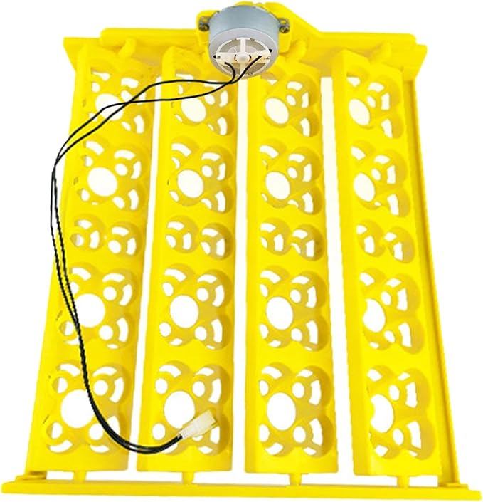 Automatic Egg Incubator Tray Automatic Turning Motor Egg Turner Turning Tray Accessory Egg Hatcher Egg Incubation Tray for Chicken Quail, DC12V