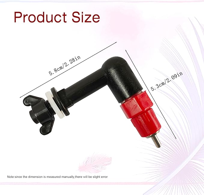 Chick Nipple Drinker Chicken Waterer Quail Water Nipples No Freeze Nipple for Rabbit
