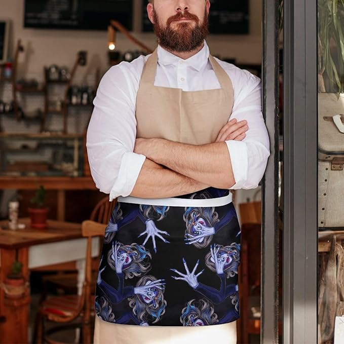 Short 3 Pockets Waist Waiter Waitress Half Apron Waterproof Chef Aprons