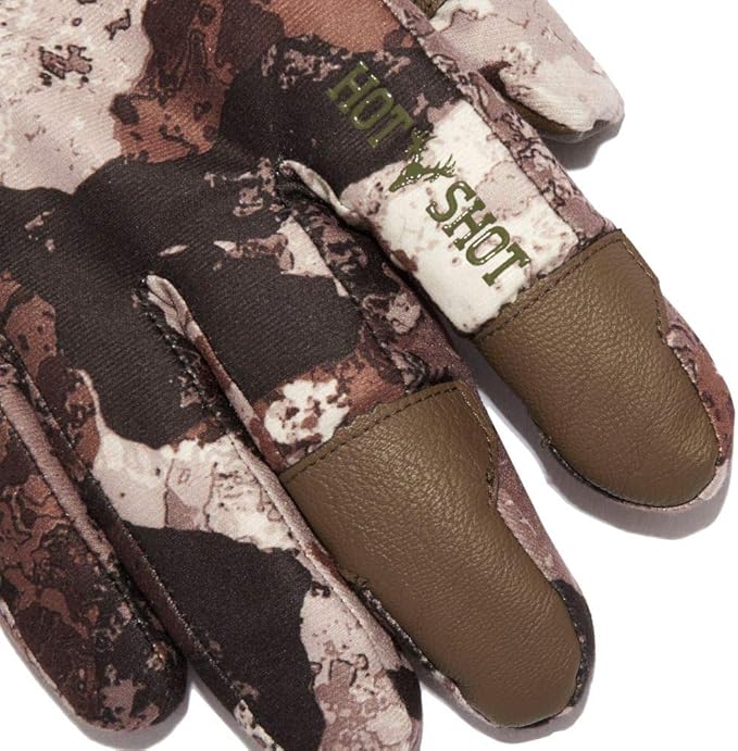HOT SHOT Men’s Camo Predator Gloves – Veil-Cervidae Outdoor Hunting Camouflage Gear
