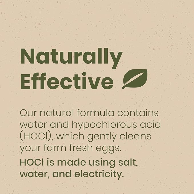 Good Salt Pet Fresh Nest Egg Wash Spray, Natural Cleaner for Freshly Laid Eggs, Made in the USA, 32 Ounce Bottle