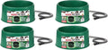 Farm Innovators P-60 1.5 Gallon 60 Watt Heated Pet Water Bowl, Thermostatic Control & Anti Chew Cord, Green (4 Pack)