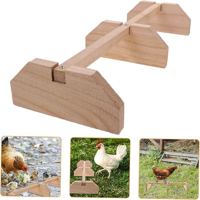 BESPORTBLE 2pcs Sturdy Wooden Chicken Roost and Perch Bird Roosting Bar Chick Wooden Stand Bird Cage Accessory
