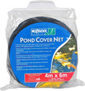 Hozelock - Pond Protection Net 4 x 6 m : Ideal for Protecting The Pond from Leaves, Large Debris and Predators, Supplied with 4 Stakes [1736 0000]