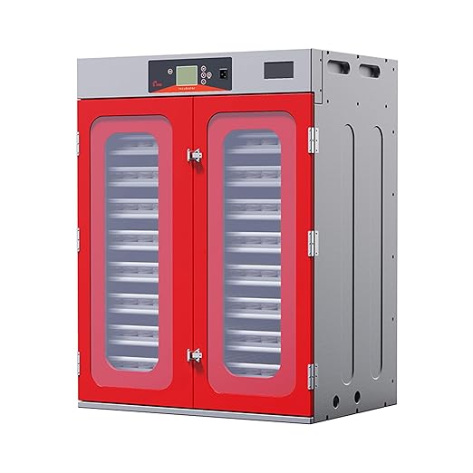 1000 Egg Commercial Cabinet Incubator, Digital Poultry Hatcher with Automatic Temperature & Humidity Control, Large Capacity Egg Turning System for Chicken, Duck, Goose & Quail Eggs