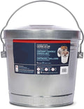6-Gallon Galvanized Steel Storage Can with Locking Lid - Airtight, Durable Metal Container for Food, Pet Food, Dry Goods & More
