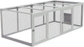 GUTINNEEN Chicken Coop Extension Chicken Run 20.73 ft²Large Expend Hen House Universal Chicken Run Perfect for 4-6 Chickens,Ducks