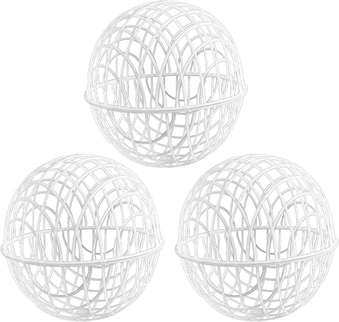 Chicken Balls Cage Set, ABS 3 Pieces Movable, Outside Poultry Habitat, Bird Feeding Supplies, Yard Equipment, Small Animal Pen, Pet Accessories, Garden