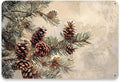 Vintage Pine Cone Iron Tin Sign - Rustic Winter Wall Art Decor for Dining Room, Bedroom, Living Room, Café, Garden, Indoor & Outdoor - Durable Metal Foil Engraving,12x8 Inches