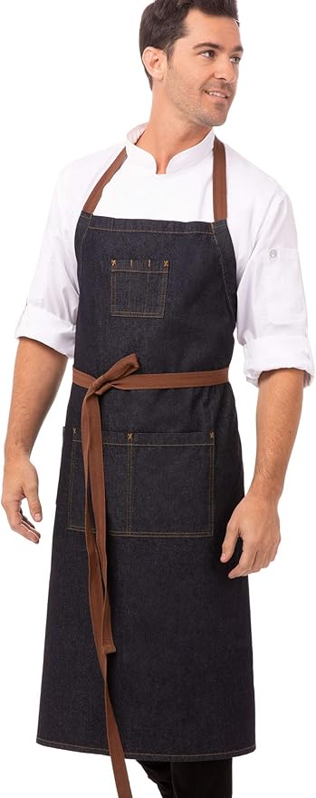 Chef Works Unisex Memphis Chefs Bib Apron