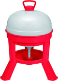 Little Giant® Plastic Dome Waterer | Heavy Duty Plastic Gravity Fed Poultry Waterer Container Tank | Chickens, Ducks & Other Birds for Hobbyists, Farmers and Ranchers | 5 Gallon