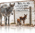 Farmhouse Metal Signs Donkey Tin Sign Retro This is Us Home Kitchen Bar Ranch Cafe Club Cave Wall Decor 12 * 8in