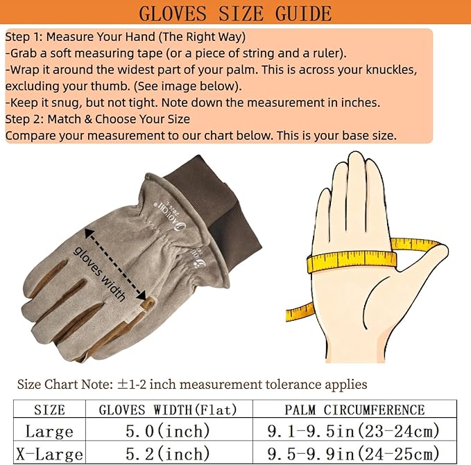 Work Gloves, Puncture and Abrasion Resistant, Heat Resistant, Gardening, Welding, Construction, Cooking, Oven Mitts