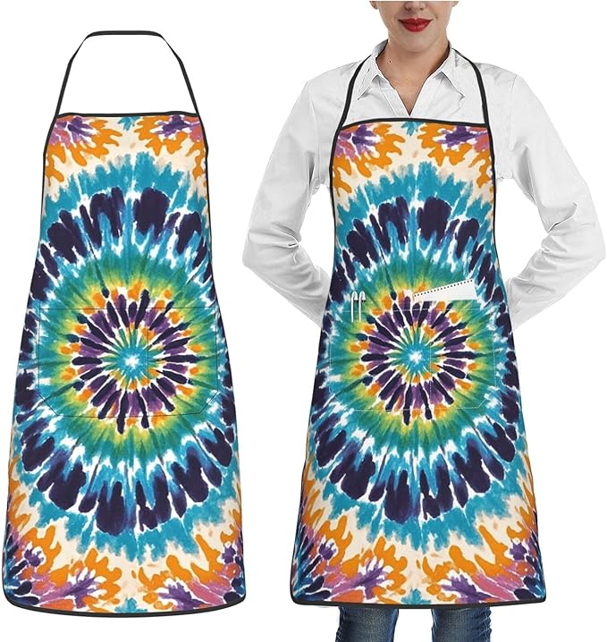 Waterproof Apron Adjustable Bib for Women Men Tractor farm Cooking Aprons Chef Bibs with 2 Pocket