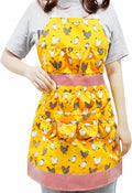 MOMWOW Chicken Egg Apron for Collecting Eggs - 11 Pocket Adult Egg Gathering Apron for Chicken Duck Goose Quail Eggs
