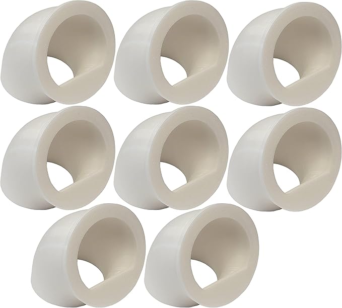 Rite Farm Products Quail & Chick Port Feeder NO Waste Feed Saver for DIY Bucket Pail Bin Container Coturnix (8 Pack)