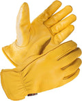 SKYDEER Full Grain Deerskin Leather Gloves for Men and Women, Extra Soft and Hands Protection, 3D Ergonomic Design (SD2210)