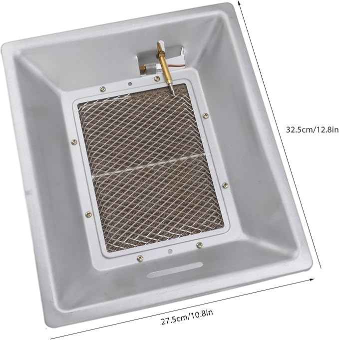 Jeanoko 1PCS Chick Heating Plate, Brooder Heat Plate, Manual Infrared Ceramics Catalytic Heating Incubation Equipment for Chicken Coops Poultry Heating