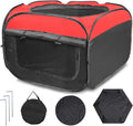 Double Door Brooder Box for Chicks, Breathable Pop up Chicken Brooder, Foldable Large Chick Starter Kit, 45.1" x 19.9" Brooding Playpen/Tent Holds Up to 20 Duck Quail Gosling