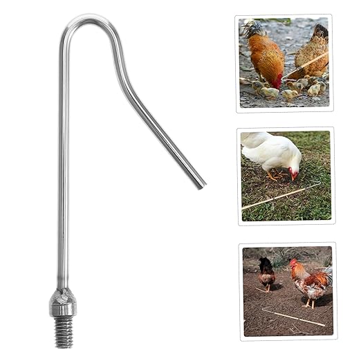 Kisangel Heavy Duty Poultry Catcher Hook for Efficient Chicken Handling Versatile Tool for Farms and Animal Capture Animal Safety Design