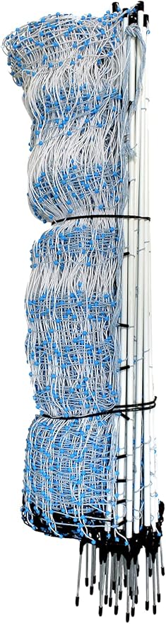 Starkline Premium Plus+ Braided Electric Poultry Netting - 48" x 164' | Ideal for Backyards, Farms, and Ranches