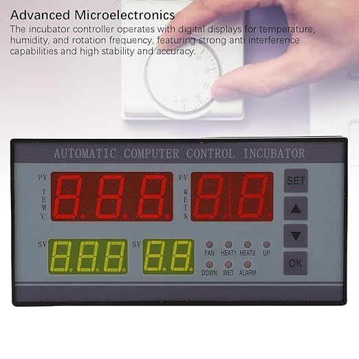 Egg Incubator Controller Thermostat Hygrostat Automatic Computer Control Incubator Temperature Humidity Sensor