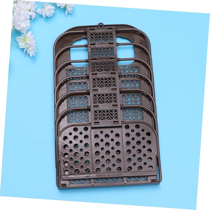 PRETYZOOM Wall-Mounted Fruit and Vegetable Storage Basket Multifunctional Plastic Feeder for Chickens Punch-Free Design for Organizing Produce and Laundry