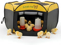 Chicken Brooder Box for Chick Starter Kit - 45" Brooder Box for Chicks - Large Chicken Brooder and Pet Tent - Brooder Box with Feeder, Waterer, and Cleaner - Chicken Box for Indoor Use