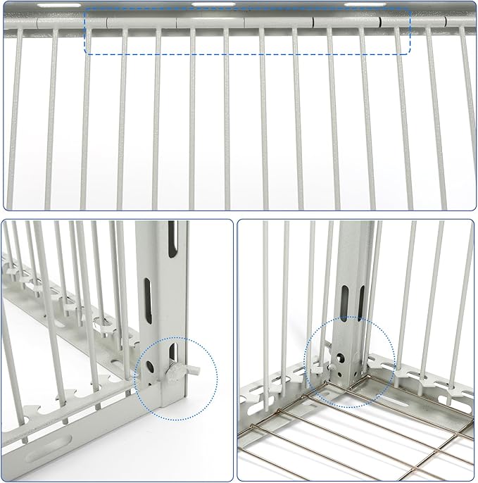 Pigeon Trap Cage with Escape-Proof Design – Auto Bird Trap Cage for Pigeons and Small Birds | Multi-Catch Pigeons Birds Traps for Sale with Well Anti-Rust Baking Paint-M Size