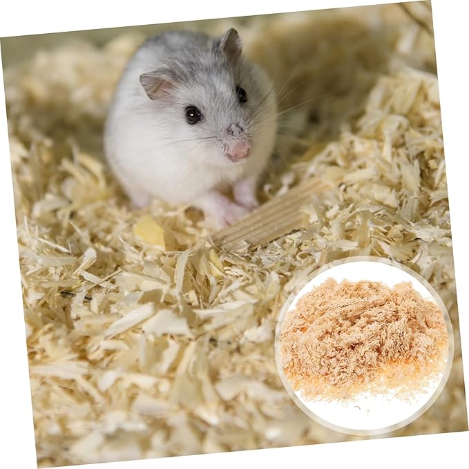 Small Animal Bedding Birch Wood Shavings for Hamsters Rabbits Guinea Pigs and Chickens Absorbent Reusable Pet Bedding