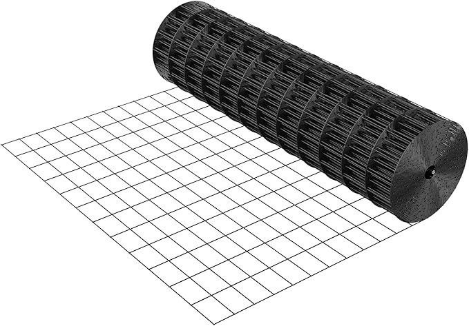 VEVOR Hardware Cloth 36 in x 25 ft, 2 x 3 in Mesh 16 Gauge Galvanized Wire Mesh Roll, Weather-Resistant Vinyl Coated Chicken Wire Fencing, Heavy Duty Welded Garden Plant Fencing for Rabbit Cage Snake