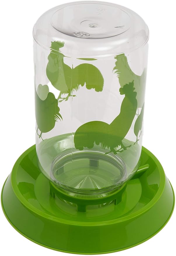Lixit® Feeder or Waterer for Chickens and Other Wildlife - Made in USA (4 Quart)