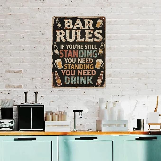 Vintage Metal Sign You Can’t Buy Happiness, But You Can Live on a Farm. Tin Sign Decor Retro Wall Decor For Home Coffee Bar Funny Aluminum Sign 16x12 inch